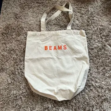 BEAMS 토트백 아이보리