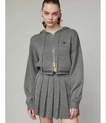 EMODA 그레이 스커트 셋업 F 사이즈