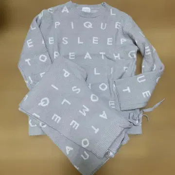 젤라피케 복슬복슬 룸웨어 상하의 세트 그레이