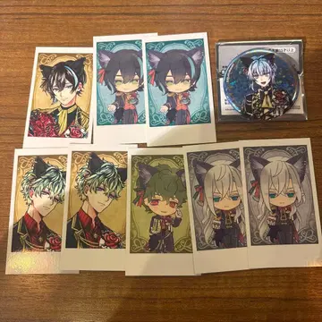 악마 집사와 검은 고양이 난자타운 카드 캔뱃지 베렌 하나마루