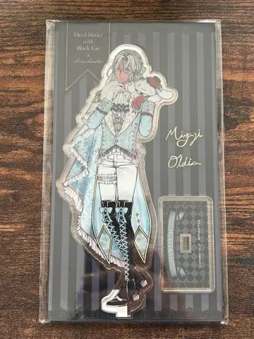 악마 집사와 검은 고양이 아크네코 미야지 산리오 콜라보 아크릴 스탠드