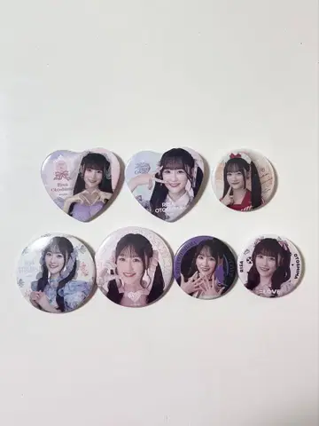 이코라부 오토시마 리사 캔뱃지 8개 세트