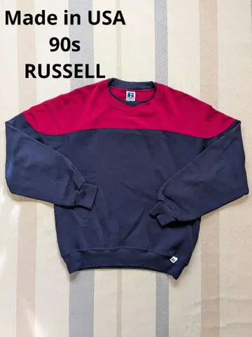 러셀 90년대 미국제 맨투맨 무지 M 사이즈
