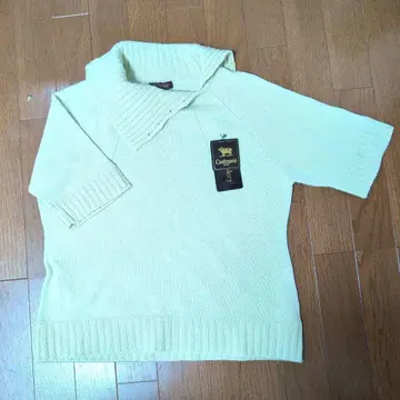 캐시미어 100% 반팔 니트