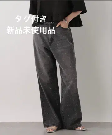 비쥬 와이드 스트레이트 팬츠 lowrysfarm