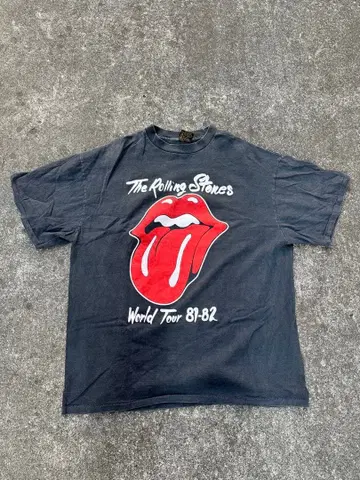 롤링 스톤즈 T셔츠 USA제 80s 빈티지
