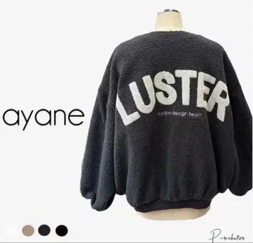 택 포함 새상품 ayane 백 로고 자수 보아 블루종 875804 아얀