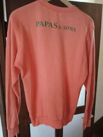 빈티지 골동품 파파스 트레이닝복 남성용 오렌지