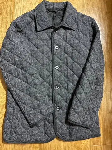 BEAMS HEART 퀼팅 자켓 L 사이즈 그레이 계열