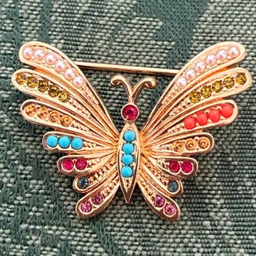 돌란 D'ORLAN 브로치 나비 버터플라이