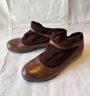 새상품급 FABIO RUSCONI 파비오 루스코니 숏부츠 가죽 36