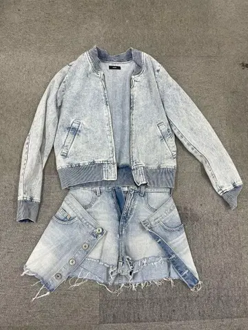 EMODA 데님 자켓 GYDA 스커트 세트 4점 세트 2248 0.05