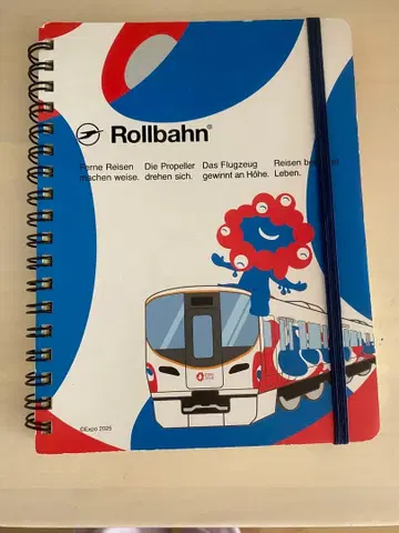 오사카 만박 회장 한정판 미야쿠미야쿠 롤러번 포켓 부착 메모 L