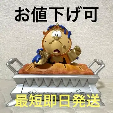 디즈니 스토어 미녀와 야수 코그스워스 액세서리 케이스 피규어