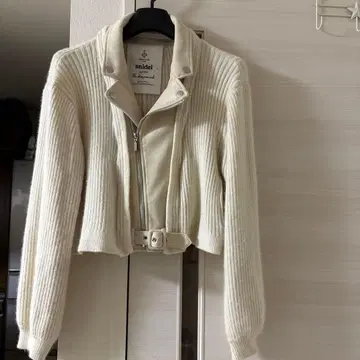 snidel 니트 숏 기장 2웨이 자켓