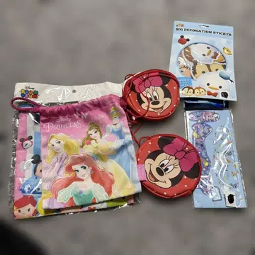 디즈니 프린세스 미니 마우스 파우치 세트