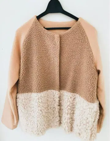 보아 테디 노카라 코트 자켓 L