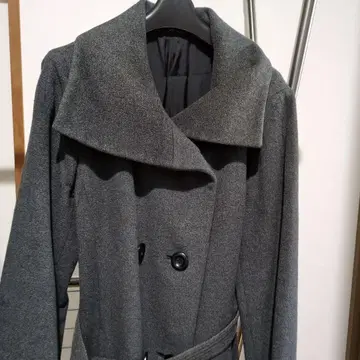 꼼사데모드 그레이 더블 브레스트 롱 코트 15