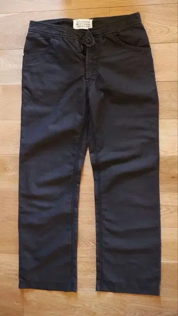 블랙 치노 팬츠