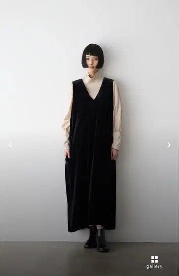 foufou 슬리브리스 벨로아 원피스 THE DRESS #16