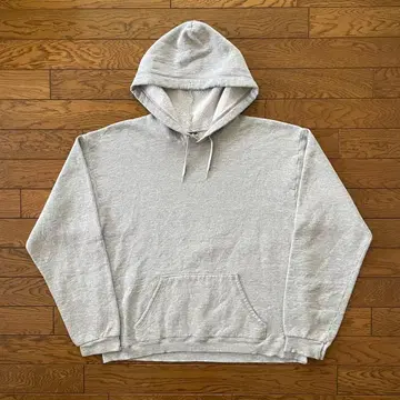 Hanes 후드티 그레이 무지 M