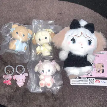 mikko 캐릭터 마스코트 피규어 BLACK RIBBON