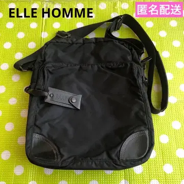 ELLE HOMME 블랙 숄더백