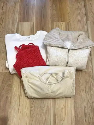 [ 새상품급 ] 여성용 원피스 겨울 의류 묶음 판매 3점 프리 사이즈