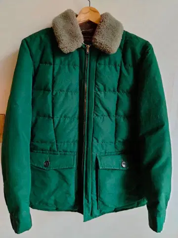 에디바우어 유콘 다운 자켓 70~80년대 블랙 택 TALON