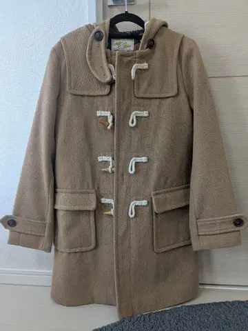 RODEO CROWNS 로데오 크라운 더플 코트 베이지