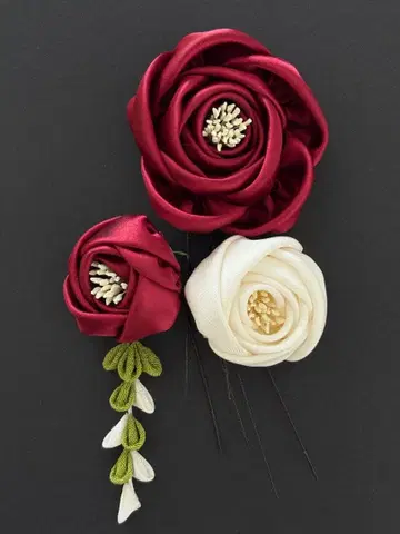 장미 꽃 머리 장식