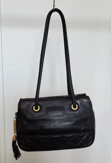 CAPACCI 블랙 가죽 숄더백