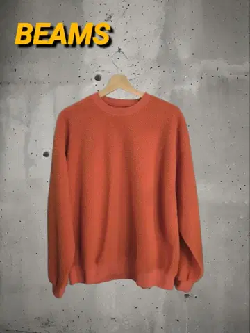 [ BEAMS ] 빔즈 오버 사이즈 보아 맨투맨 S 사이즈