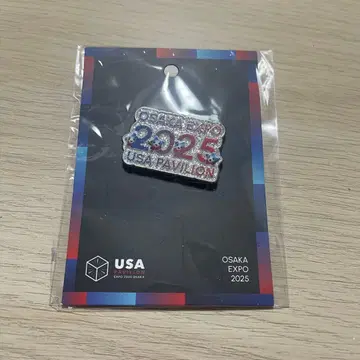 오사카 만박 미국관 핀 배지 스파크 2025 EXPO