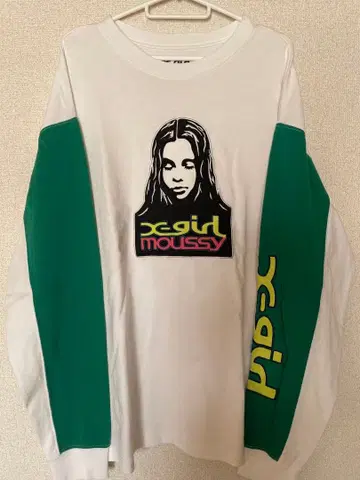 X-girl moussy 콜라보 긴팔 롱T