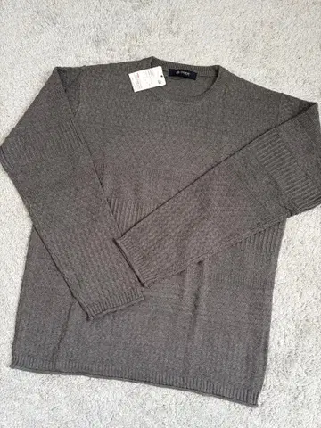 새상품 nano universe 차콜 크루넥 스웨터 L