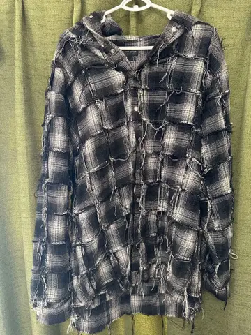 PATCHWORK HOODY SHIRTS