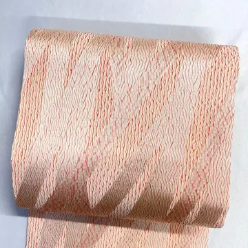 나고야 오비 이타지메 시보리 홍백 기모노 112tz