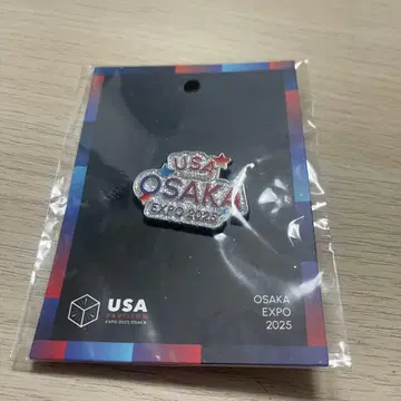 오사카 만박 간사이 만박 미국관 스파크 핀 배지 2025 USA