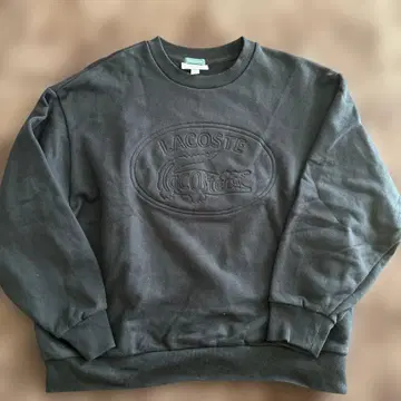 LACOSTE 빔즈 별주 블랙 맨투맨