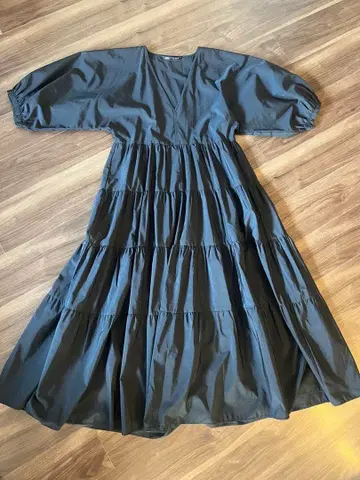 ZARA 블랙 롱 원피스 S