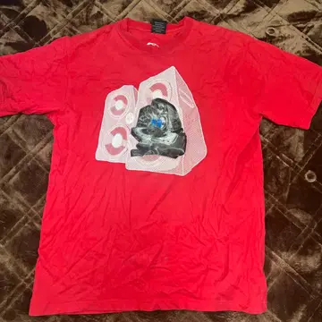 SCHOOL OF HARD KNOCKS 레드 T셔츠 XL