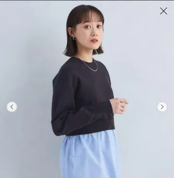 셔츠 밑단 도킹 니트 풀오버 워셔블