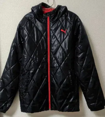 PUMA 다이아몬드 퀼팅 충전솜 다운 자켓 블랙 M 사이즈