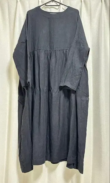 이치 앙티크스 린넨 100% 원피스 블랙