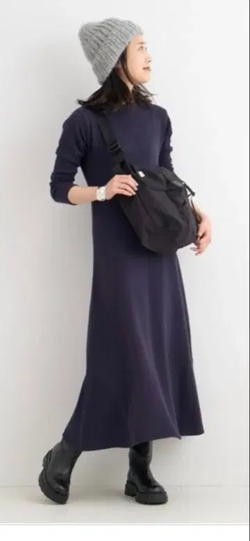 FRAMeWORK 니트 원피스 긴팔