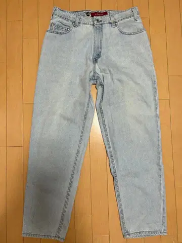 silver tab LOOSE 데님 팬츠 라이트 블루