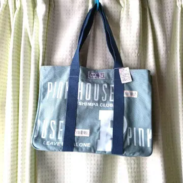 핑크하우스 로고 토트백 미사용 새상품