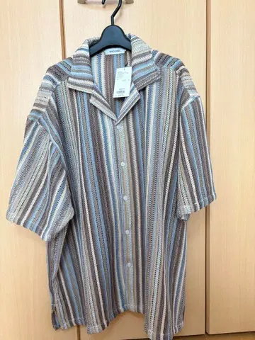 niko and - 스트라이프 반팔 셔츠 L