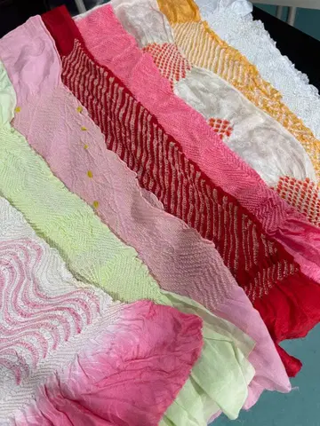 시보리 오비 장식 천 8개 묶음 판매 다색